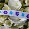 Order  Flower Ribbon - Gerbera Blue/Purple on White